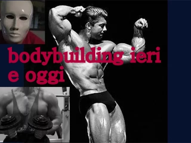 L'allenamento di bodybuilding ieri e oggi VIDEO