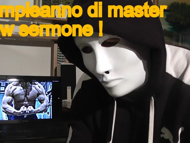 compleanno di master wallace e video sermone una vita per il bodybuilding