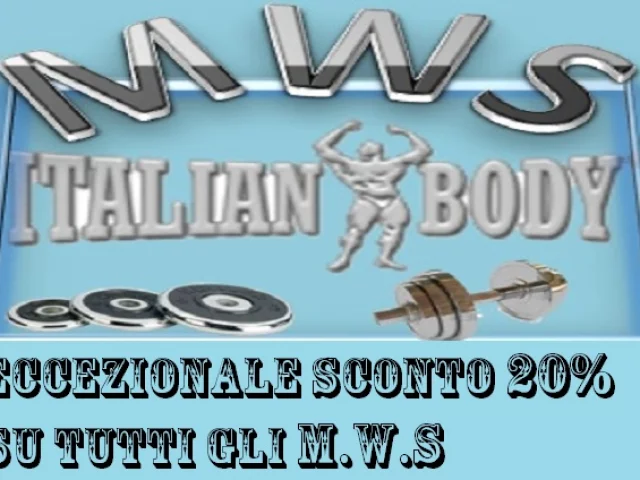 mws schede palestra sconto per tutti !