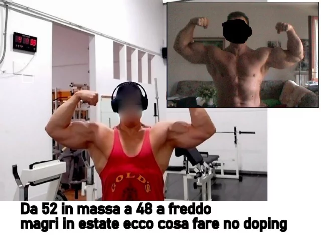 VIDEO Sviluppo delle braccia da 52 centimetri in massa a 48 magro e definito senza doping